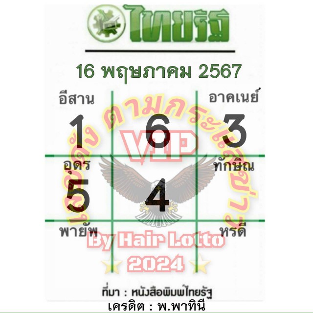 หวยไทยรัฐเลขเด็ดไทยราษฎร์เดลินิวส์บางกอกทูเดย์